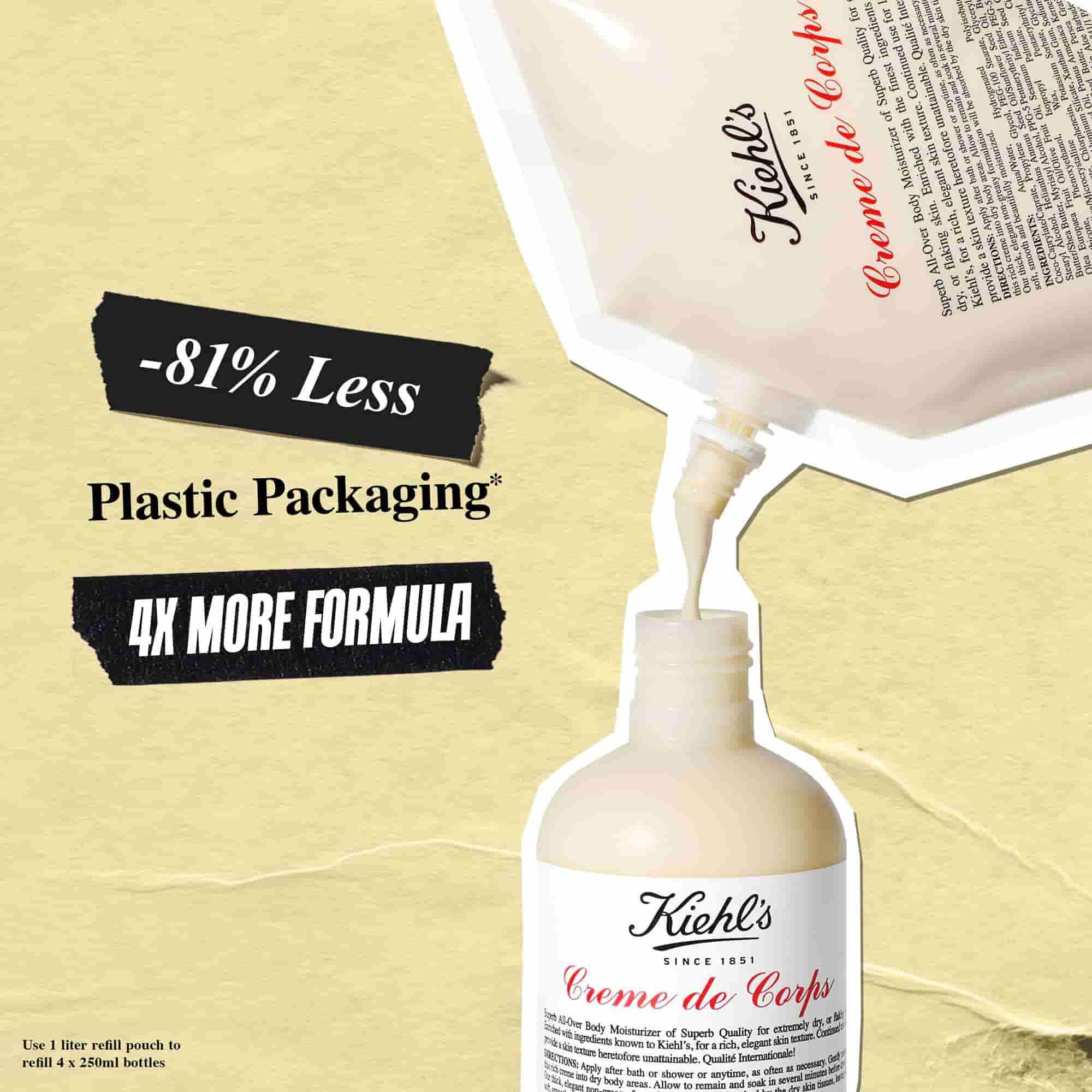 Ekologicke nahradni baleni těloveho mleka Kiehl's Creme de Corps