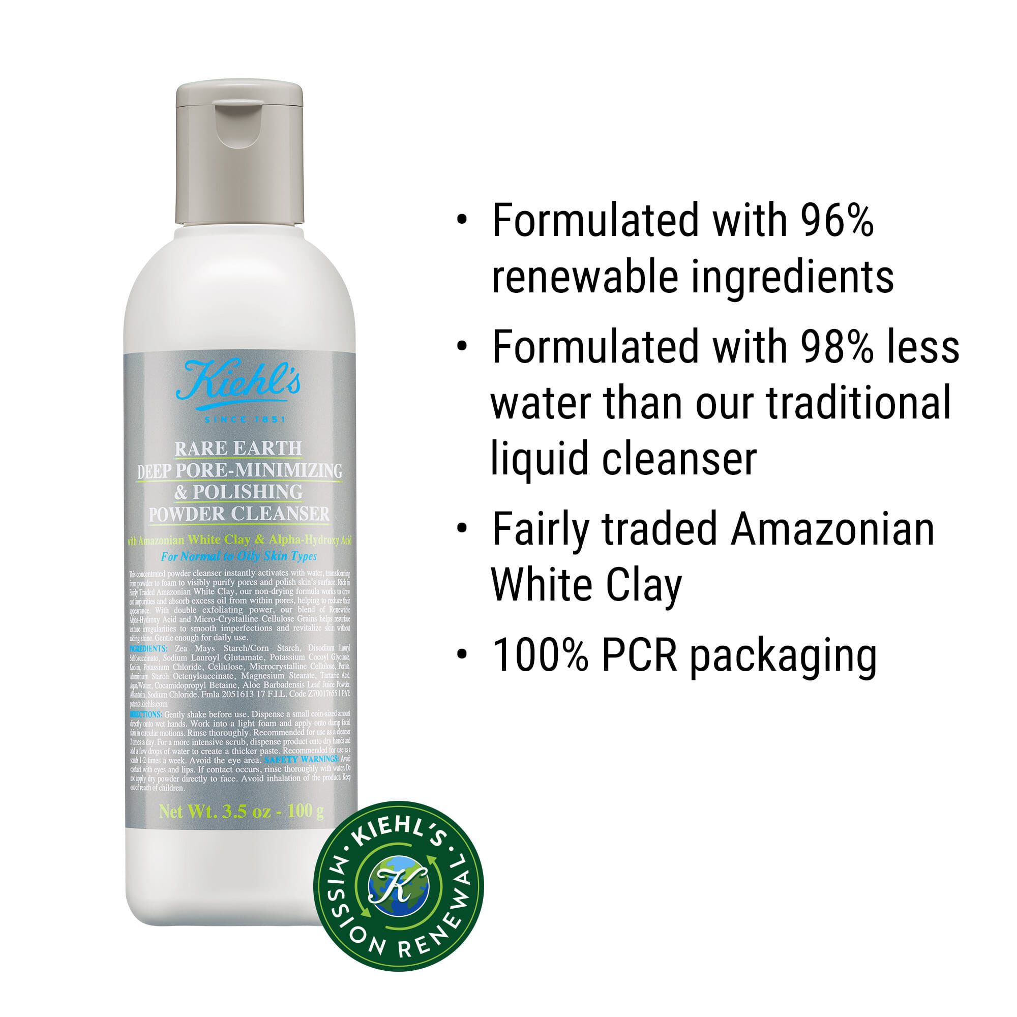 Rare Earth Deep Pore-Minimizing & Polishing Powder Cleanser