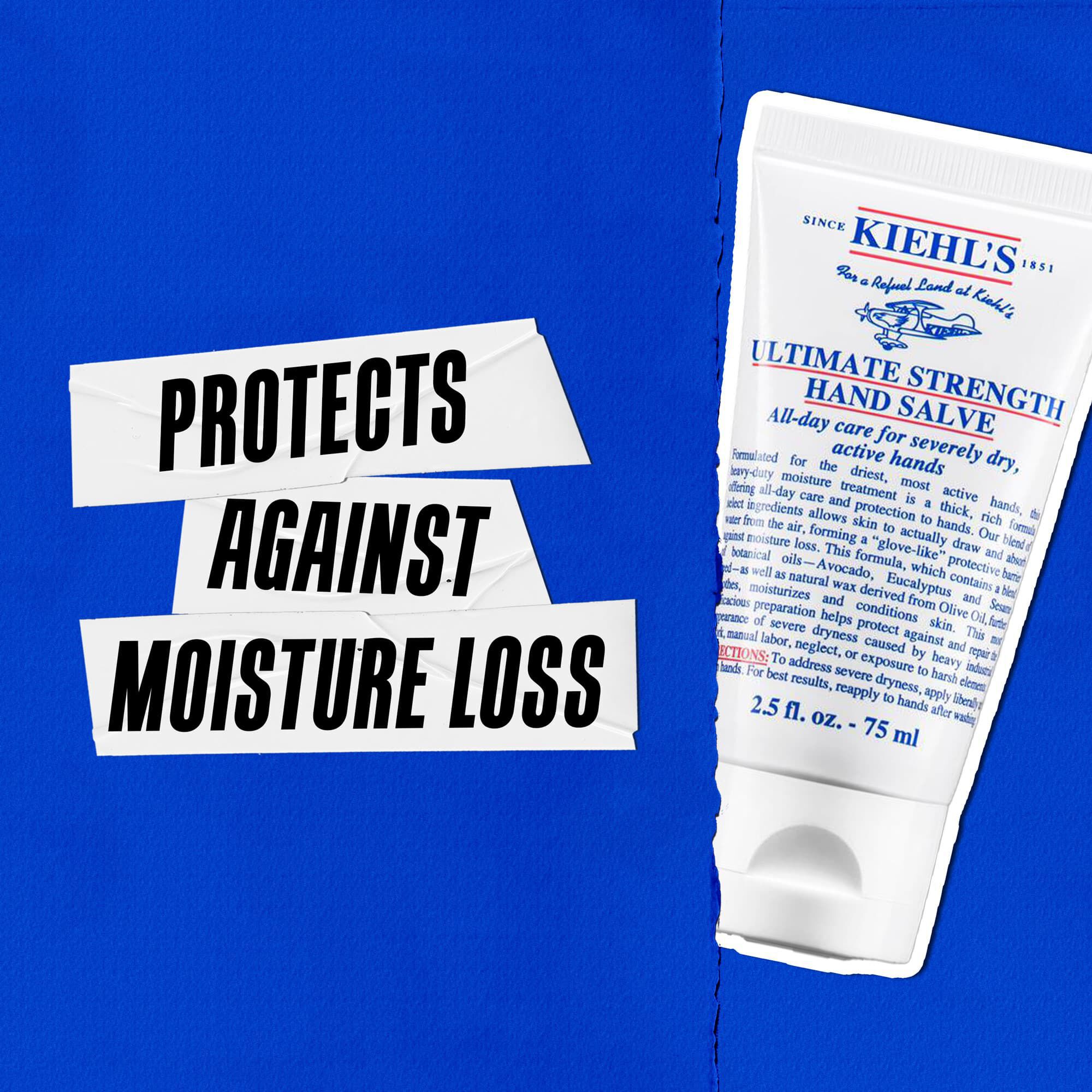 Kiehl's Ultimate Strength Hand Salve chrani před ztratou hydratace
