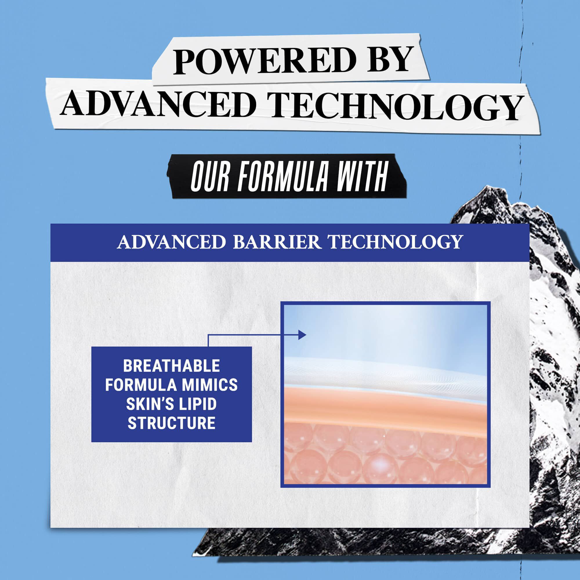 Ilustrace pokročile technologie – prodyšne složeni napodobuje lipidovou strukturu pleti