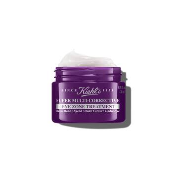 Fotografie otevřene skleničky peče Kiehl's Super Multi-Corrective Eye Zone Treatment