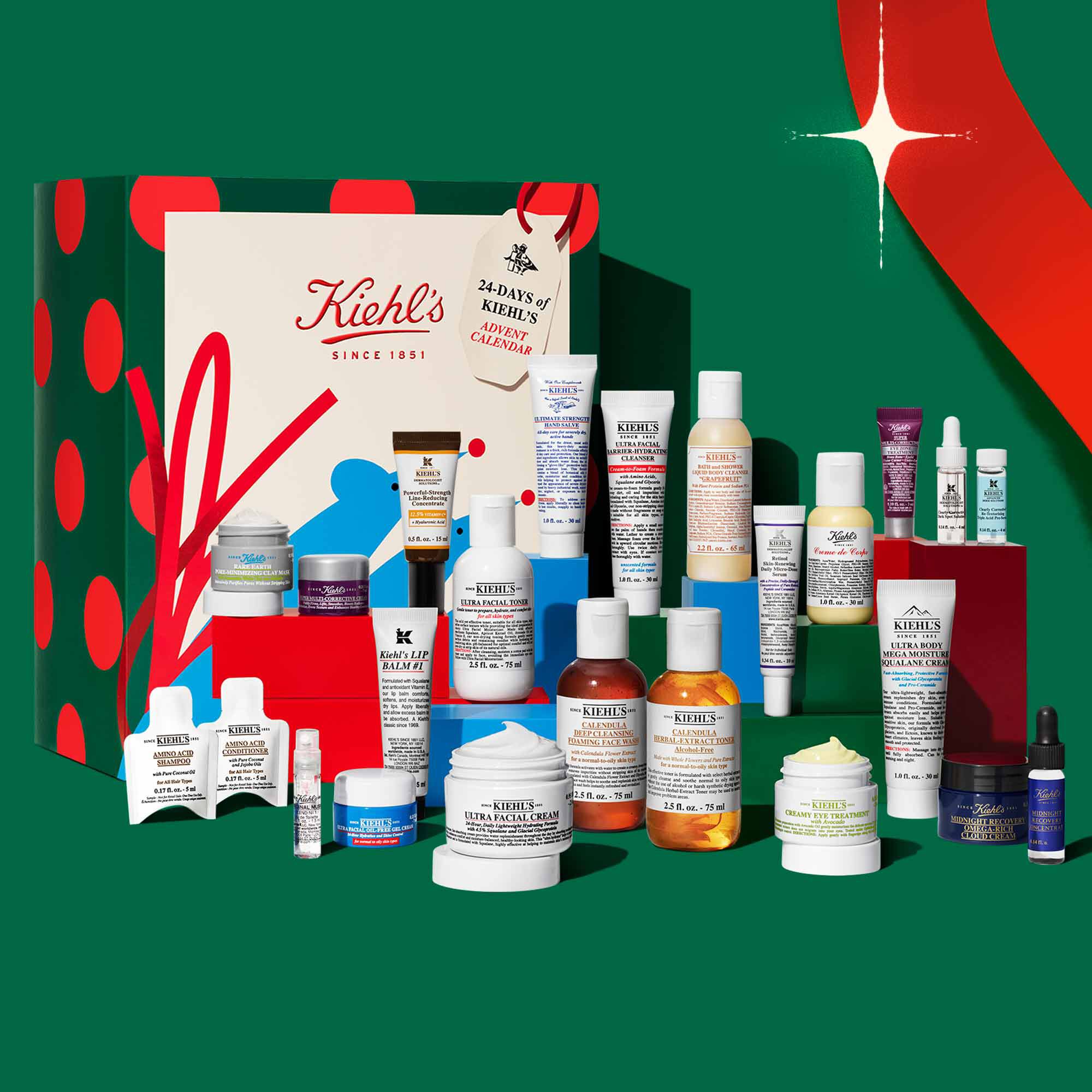 Adventni kalendař Kiehl's – 24 dni kouzelne peče o pleť