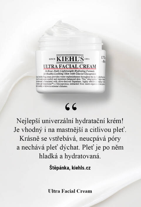 Seriously, this facial cream goes on smooth and silky… I can feel the immediate effects, and the moisturized feeling generally lasts for eight hours or more. –JCDT, kiehls.com