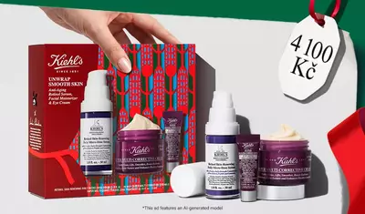 „Hydratačni svatečni hvězdy“ – darkova sada peče o pleť na zelenem pozadi, obsahujici krem Ultra Facial Cream a očni krem Creamy Eye Treatment with Avocado ve svatečnim baleni.