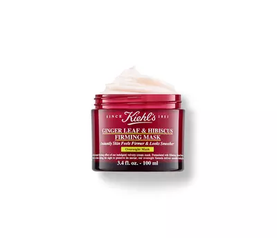 Maska na obličej Kiehl's s zazvorem a ibiškem, určena k zpevněni pleti a zjemněni vzhledu, 100 ml.