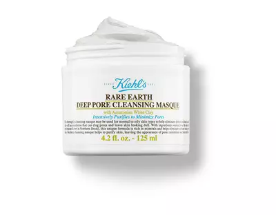 Krempasta Kiehl's Rare Earth pro hloubkove čištěni porů s bilym jilem z Amazonie, 125 ml baleni.